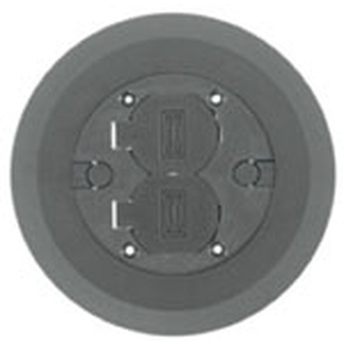 Round PVC Floor Box  Single or Multi-Service  Concrete