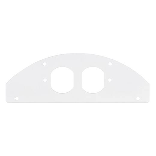Hubbell S1R10PSPI Sub Plate - Duplex Opening