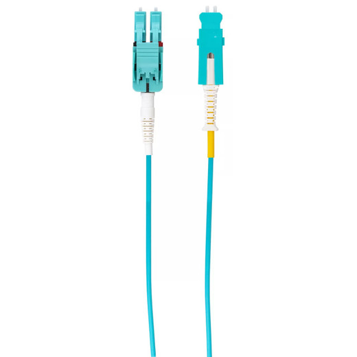 Hubbell DFHPCSNLCF2MM OM3 Duplex Fiber Patch Cord – 6.6 ft (2 m) – Aqua