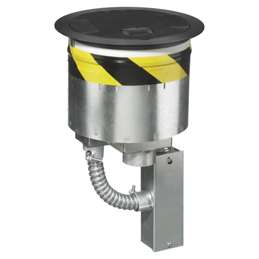 Hubbell S1R8PT3BLK 8in. Poke Through System