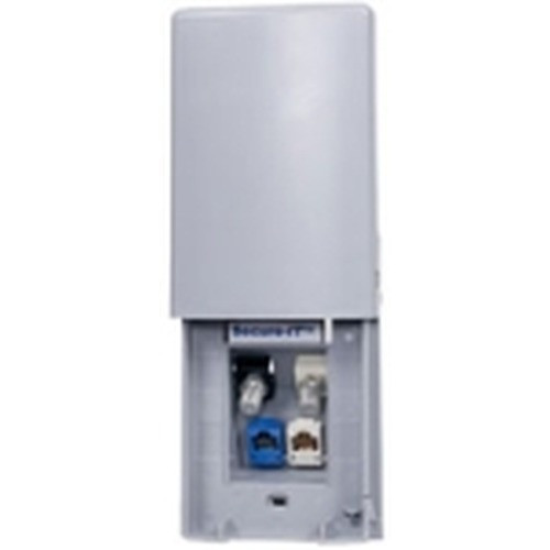 Hubbell Secure-IT Face Plate Weatherproof 1 Gang 4 Port Gray
