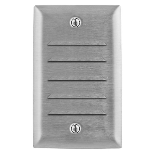 Hubbell SS771 1-Gang Louvre Plate