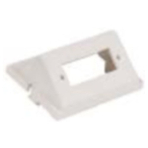 AV Unloaded Module  SC Angled  1 Duplex  1.5 Unit  Office White