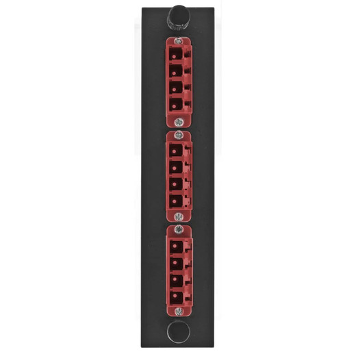 Hubbell FSPNLCQS3R 12P LC Quad Panel