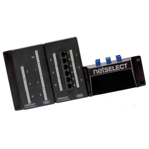 Hubbell NSOTVM6 6-Port Telephone/Video Module