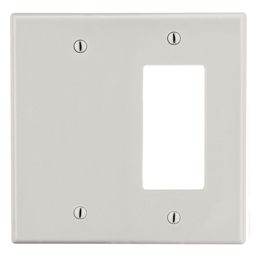 Hubbell PJ1326LA Wallplate - 2-Gang