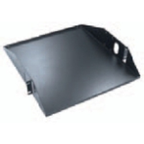 Equipment Shelf  Center-Weighted  3.5in. H x 17in. W x 19in. D  Black