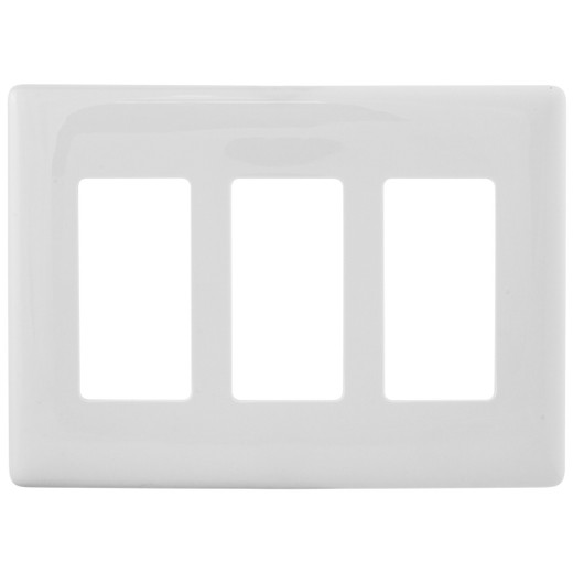 Hubbell NPS263W 3-Gang Wallplate