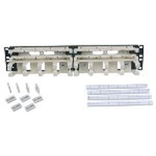 110 Rack Mount Kit  Category 5e  100 Pair  5 Pair Blocks with Cable Management