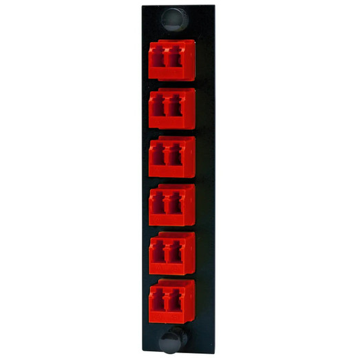 Hubbell FSPNLCDS6R 12-Fiber LC Duplex Panel