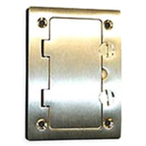 Rectangular Floor Box Cover  StyleLine Flap  Brass