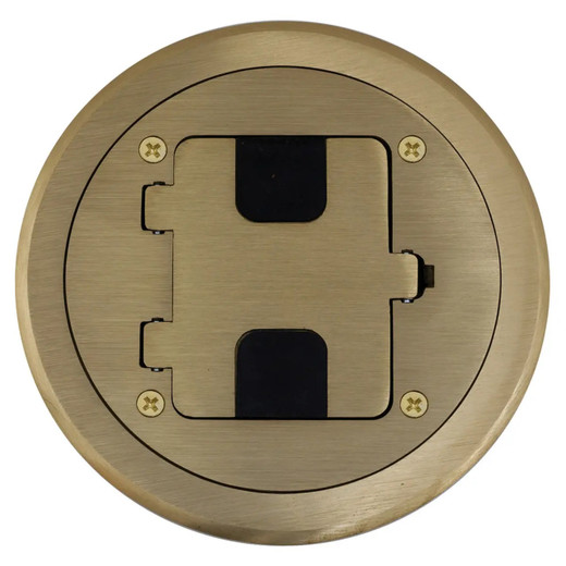 Hubbell Door Only for RF400 Non-Metallic Brass - RF406BR