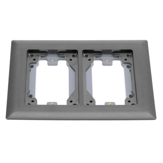 Hubbell 2-Gang Non-Metallic Carpet Flange Grey - MFBRFGY2
