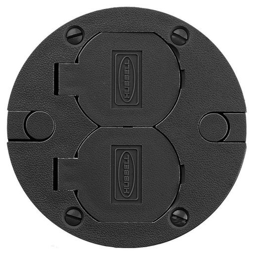 Hubbell PFB Round Cover - PFBRCBLA