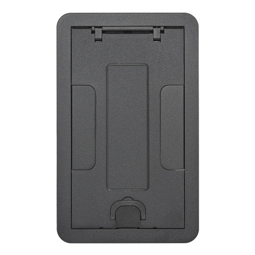 Hubbell 24GCCVRBKC Carpet Cover Insert - 2 or 4-Gang