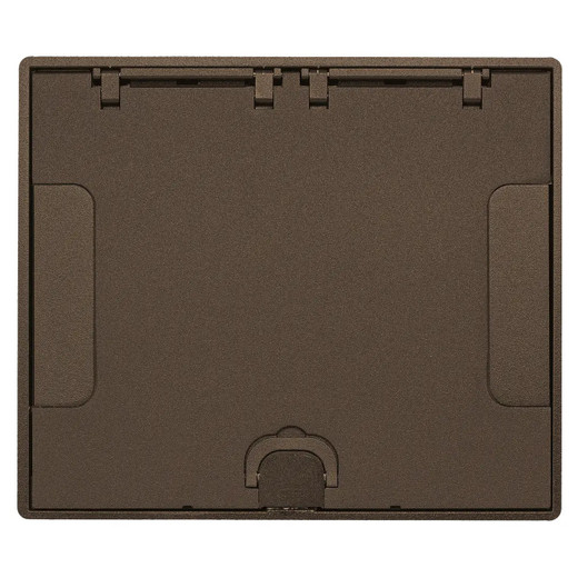 Hubbell 610GTCVRBRZ Flush Cover - Bronze
