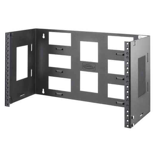 Hubbell Wall Mount Bracket Bottom Hinged 6 Rack Unit 8in. in