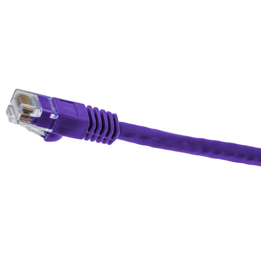 Hubbell Patch Cord Net Select C6 Slim Purple 15FT - NSC6P15