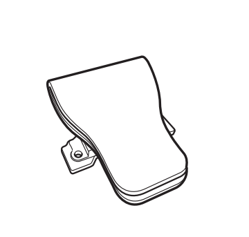 Black belt clip carrying case WWPW4590N by Sato secure attachment hardware