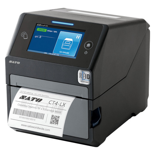 SATO 60S111002 4x2 Direct Thermal Wristband Labels