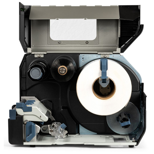 Sato CL4NX Plus thermal transfer printer control panel and display detail