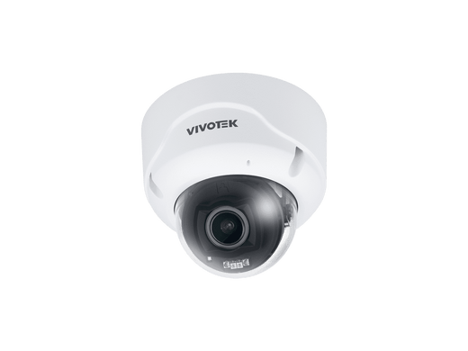 FD9399-EHTV 8MP Vivotek surveillance dome showing side angle and housing detail