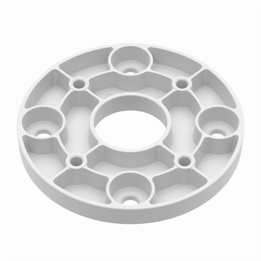 Hanwha SBP-004PBW Mounting Converter 4 to 4.75 inch