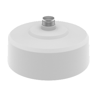 SBP-317HMB Hanwha ceiling mount bracket with large cap adapter detail