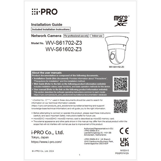 i-PRO WV-S61702-Z3 - i-PRO WV-S61702-Z3 4K Indoor PTZ Camera with AI (view 3)