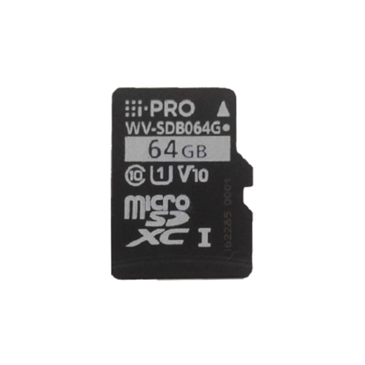 i-PRO WV-SDB064G 64GB microSDXC Memory Card