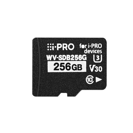 i-PRO WV-SDB256G 256GB microSDXC memory card for surveillance security systems