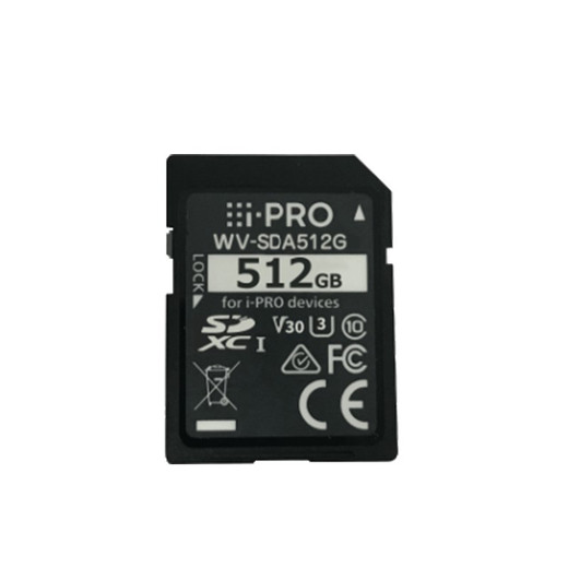 i-PRO WV-SDA512G 512GB Industrial SDXC Memory Card