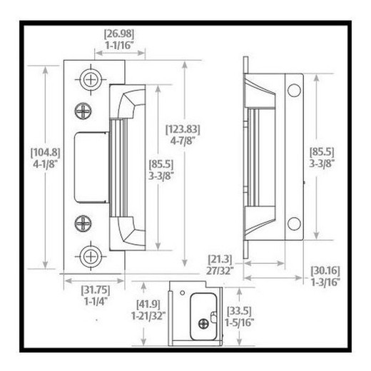 HES 5200C-LBSM HES 5200C-LBSM Electric Latchbolt Strike