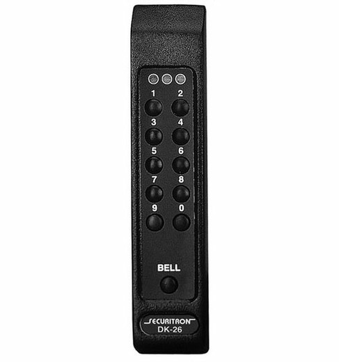 HES DK-26PBK Digital Keypad Narrow Stile