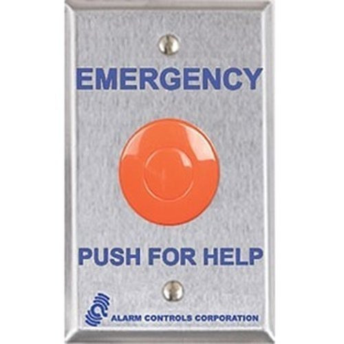 HES PBL-5 Latching Panic Button Stainless Steel