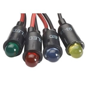 HES LDR-F Red Flashing LED 12-24V DC 10-Pack