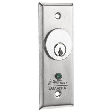HES MCK-1-3 Narrow Stainless Steel DPDT Switch Plate