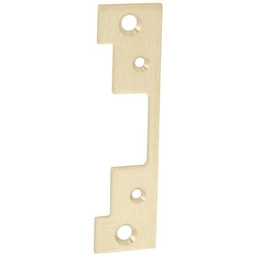HES 503-606 Satin Brass Faceplate for Cylindrical Locksets