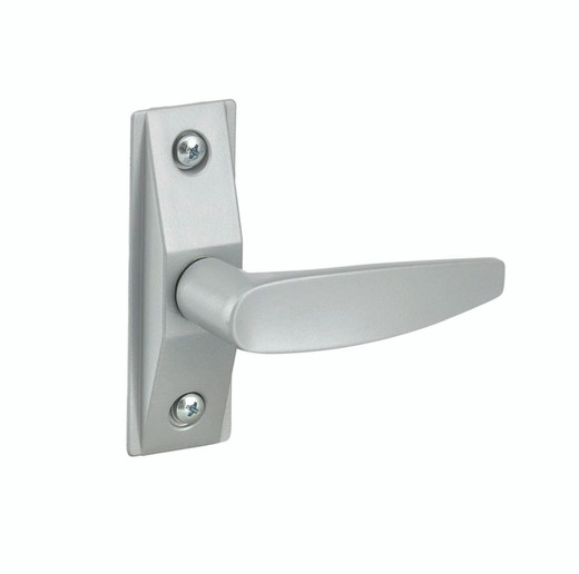 HES 4560-501-121 lever handle close-up detail shot showing finish and installation