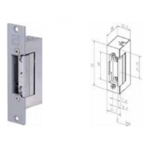 HES EFF-48135-01 HES EFF-48135-01 Faceplate 481 Stainless Steel