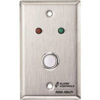 HES RP-05 Remote Plate SGSS Red/Green LED Push Button