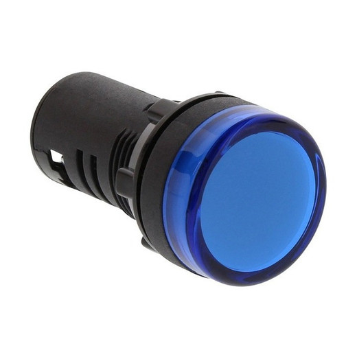 HES LDB 0.5 Dia Blue LED 12/24 VDC Indicator Light