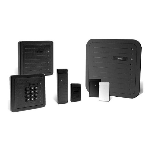 Kantech HID-C1386 ISOProx II proximity card front view, white access control credential