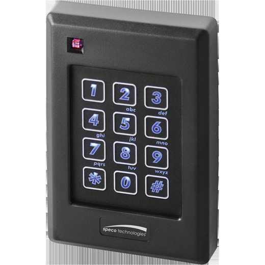 Speco Technologies ACSR64L Single Gang Keypad & Smart Card Reader
