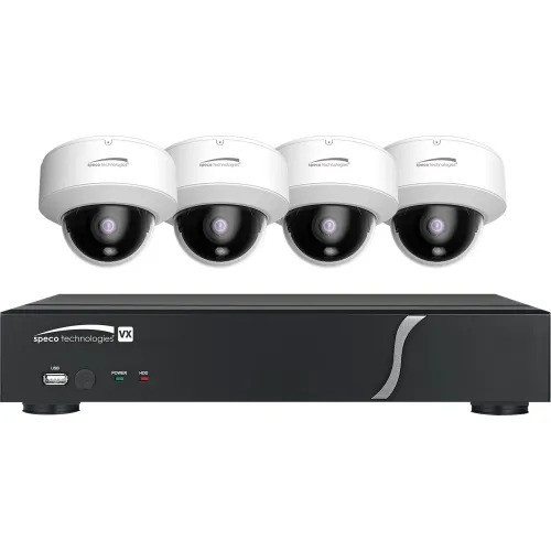 Speco D4VN8TB 4-Channel 4K TVI DVR 8TB
