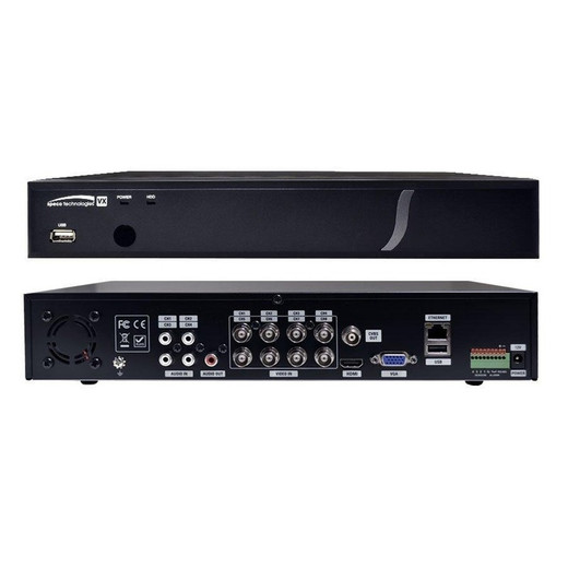 Speco Technologies D4WVXP1TB 4 CH Higher MP TVI Wallmount DVR 1TB