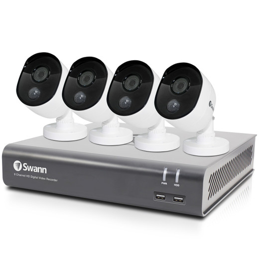 Speco D8WVNPM4TB 8-Channel 4MP TVI Wallmount DVR 4TB