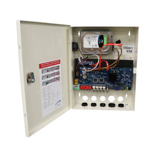Speco Technologies H16WHRL4TB 16 Channel Wall Mount Hybrid Rec 8H