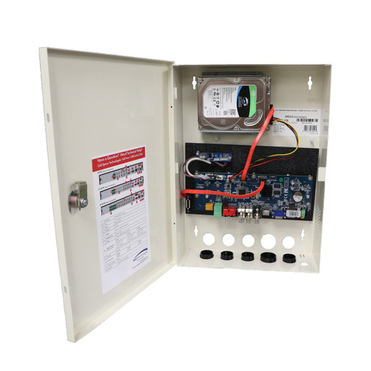 Speco Technologies H6WHRL2TB 6 Channel Wall Mount Hybrid Recorder
