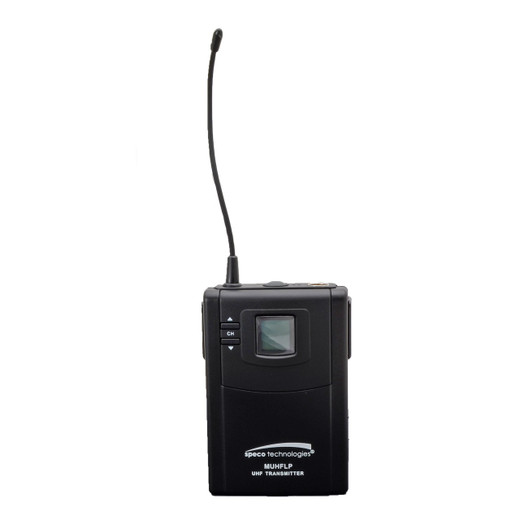 Speco Technologies MUHFLP Frequency Selectable UHF Bodypack Micro